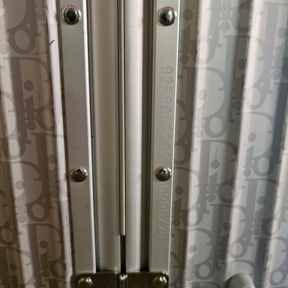 Dior x Rimowa Silver Trunk Suitcase SS20 Large - Picture 15 of 15